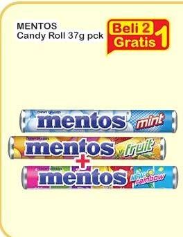 Promo Harga Mentos Candy 37 gr - Indomaret