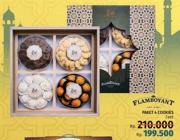 Promo Harga Flamboyant Paket Lebaran Cookies 4 pcs - LotteMart