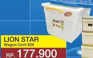 Promo Harga LION STAR Wagon Container 82000 ml - Yogya