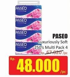 Promo Harga PASEO Facial Tissue Luxurious Soft 250 pcs - Hari Hari