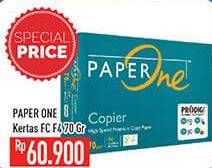 Promo Harga PAPERONE Kertas Copier F4 70 G 500 sheet - Hypermart
