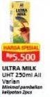 Promo Harga ULTRA MILK Susu UHT All Variants 250 ml - Alfamart