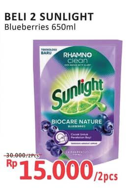 Promo Harga Sunlight Pencuci Piring Biocare Nature 650 ml - Alfamidi