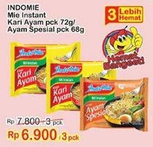 Promo Harga Indomie Mi Kuah Kari Ayam/Ayam Spesial  - Indomaret