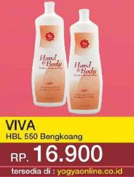 Promo Harga VIVA Hand Body Lotion Bengkoang 550 ml - Yogya