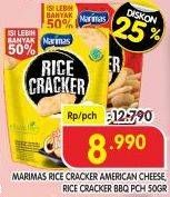 Promo Harga Marimas Rice Cracker Cheese, BBQ 50 gr - Superindo