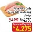 Promo Harga Dada/Paha Ayam Tanpa Kulit & Tulang  - Hypermart