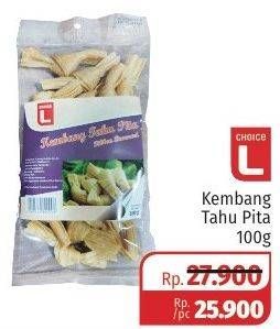 Promo Harga CHOICE L Kembang Tahu Pita 100 gr - Lotte Grosir