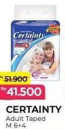 Promo Harga Certainty Adult Diapers M10 10 pcs - Alfamart