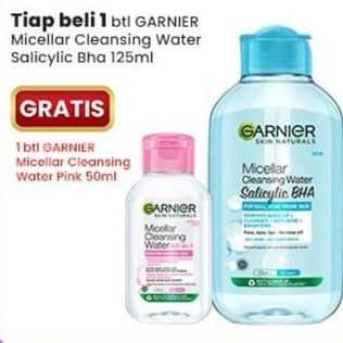 Promo Harga Garnier Micellar Water Salicylic BHA 125 ml - Indomaret