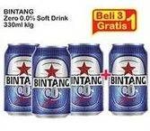 Promo Harga BINTANG Zero 330 ml - Indomaret