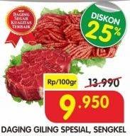 Promo Harga Daging Sengkel/Daging Giling Spesial  - Superindo