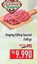 Promo Harga Daging Giling Sapi Spesial per 100 gr - Hypermart