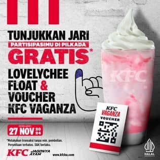 Promo Harga Tunjukkan Jari Partisipasimu di Pilkada  - KFC