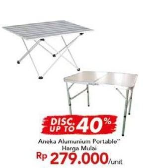 Promo Harga Folding Table  - Carrefour