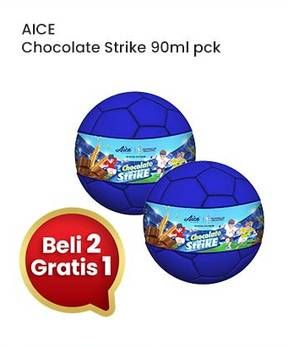 Promo Harga Aice Ice Cream Choco Strike 140 ml - Indomaret
