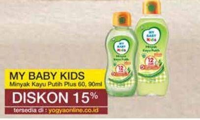 Promo Harga My Baby Kids Minyak Kayu Putih Plus 60 ml - Yogya