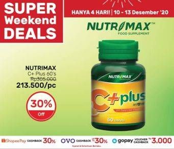 Promo Harga NUTRIMAX C+ Plus 60 pcs - Guardian