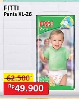 Promo Harga Fitti Pants XL26 26 pcs - Alfamart