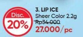 Promo Harga Lip Ice Sheer Color 2 gr - Guardian