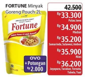 Promo Harga Fortune Minyak Goreng 2000 ml - Alfamidi