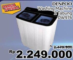 Promo Harga DENPOO DW 976 | Washing Machine  - Giant