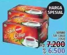 Promo Harga SOSRO Teh Celup 30 pcs - LotteMart