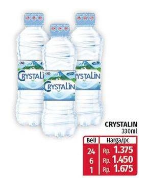 Promo Harga Crystalline Air Mineral 330 ml - Lotte Grosir