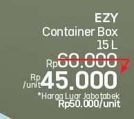 Promo Harga EZY Box Container  - LotteMart