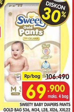 Promo Harga Sweety Gold Pants S36, M34, XXL36, XXL22  - Superindo
