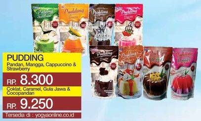Promo Harga NUTRIJELL Pudding Coklat, Caramel, Gula Jawa, Cocopandan  - Yogya