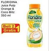 Promo Harga FLORIDINA Juice Pulp Orange Coco, Orange 350 ml - Indomaret