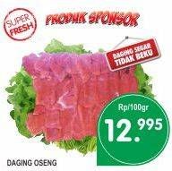 Promo Harga Daging Oseng per 100 gr - Superindo