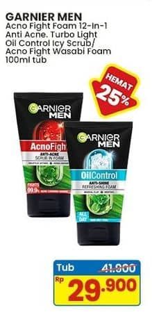 Promo Harga Garnier Men Facial Foam  - Indomaret