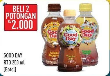 Promo Harga Good Day Coffee Drink per 2 botol 250 ml - Hypermart