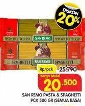 Promo Harga SAN REMO Pasta All Variants 500 gr - Superindo
