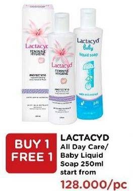 Promo Harga Lactacyd All Day Care/Baby Liq Soap 250ml  - Watsons