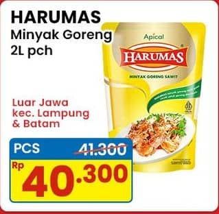 Promo Harga Harumas Minyak Goreng 2000 ml - Indomaret