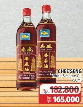 Promo Harga CHEE SENG Sesame Oil 750 ml - Lotte Grosir