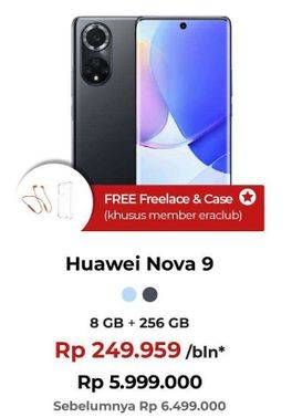 Promo Harga Huawei Nova 9 Smartphone 8 GB + 256 GB  - Erafone