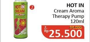 Promo Harga HOT IN Cream Nyeri Otot Aroma Therapy 120 ml - Alfamidi