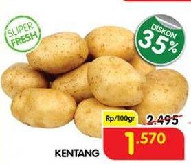 Promo Harga Kentang per 100 gr - Superindo