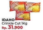 Promo Harga IDAHO French Fries Crinkle Cut 1 kg - Yogya