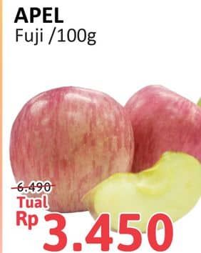 Promo Harga Apel Fuji per 100 gr - Alfamidi