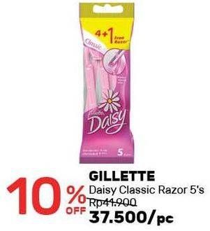 Promo Harga GILLETTE Daisy Plus 5 pcs - Guardian