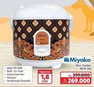 Promo Harga Miyako MCM 528 | Magic Com 1800 ml - Lotte Grosir