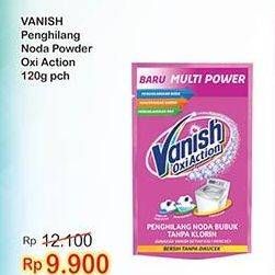 Promo Harga VANISH Penghilang Noda Powder Oxi Action 120 gr - Indomaret