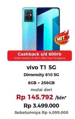 Promo Harga Vivo T1 5G 8GB + 256GB  - Erafone