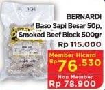 Promo Harga Bernardi Bakso Sapi Besar, Smoked Beef  - Hypermart