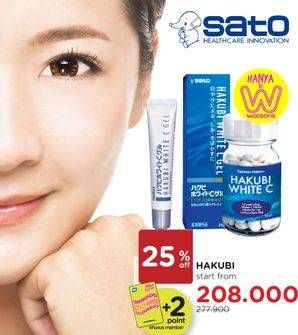 Promo Harga SATO Hakubi Skin Care  - Watsons